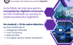 Finalizare cursuri Competente digitale avansate (Postare Facebook)