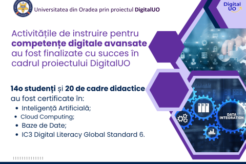 Finalizare cursuri Competente digitale avansate (Postare Facebook)